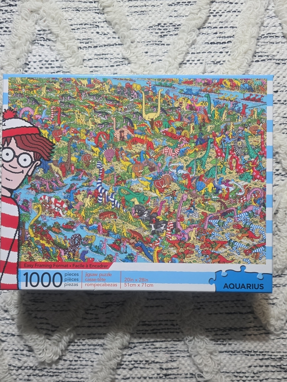 Aquarius 1000-Piece Puzzle - Colorful 'Where's Waldo?"